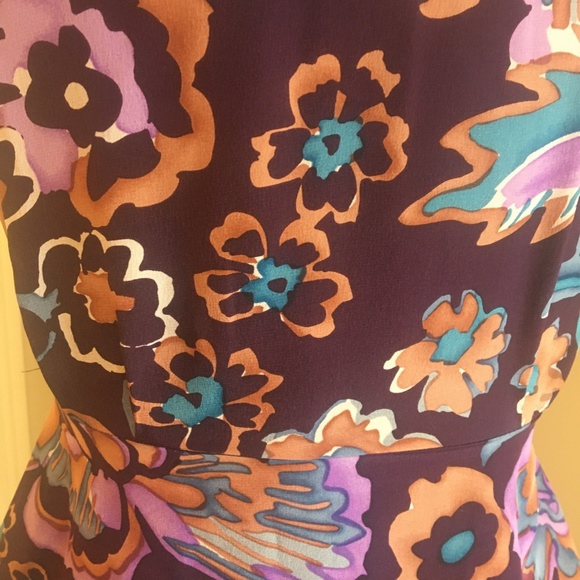 EUC Nanette Lapore Silk Floral Print Blouse - Size 0 - Picture 6 of 10